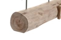 Decoratieve figuren DKD Home Decor Verouderde afwerking Bruin Wit Hars Mangohout Walvis (57 x 10 x 28 cm) - thumbnail