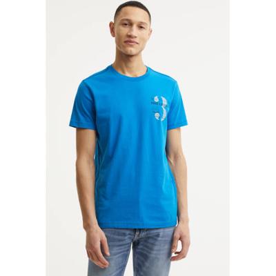 Short sleeve r-neck single jersey imperial blue