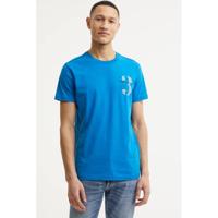 Short sleeve r-neck single jersey imperial blue - thumbnail