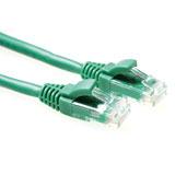 ACT Groene 10 meter U/UTP CAT5E patchkabel component level met RJ45 connectoren - thumbnail