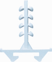 Enzo Klemplug voor klembeugel grijs zak 100 stuks 4113440 - thumbnail