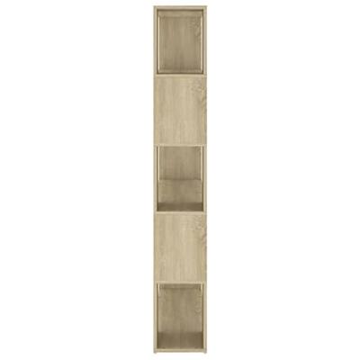 Boekenkast/kamerscherm 100x24x155 cm spaanplaat sonoma eiken