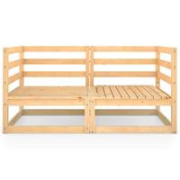 Tuinbank 2-zits massief grenenhout - thumbnail