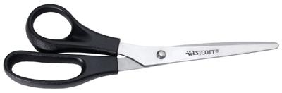 Kantoorschaar Westcott 210mm met kunststof grip linkshandig rvs Kantoorschaar Westcott 210mm met kunststof grip linkshandig rvs