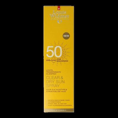 Clear & dry sun spray 50 licht geparfumeerd 200 Milliliter