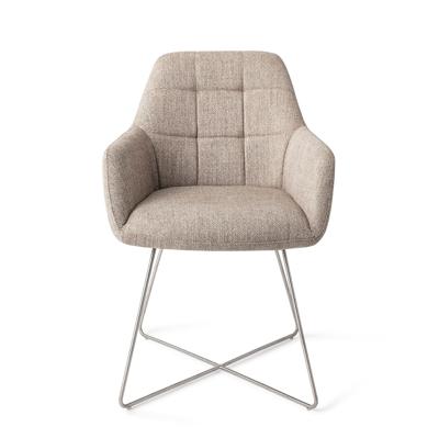 Jesper Home Noto eetkamerstoel Biscuit Beach cross steel Jesper Home Noto eetkamerstoel Biscuit Beach cross steel
