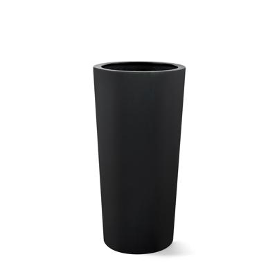 Argento Vase M Natural Black 36x68