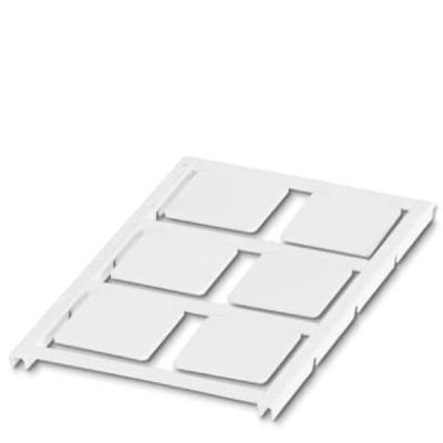 Phoenix Contact 0825451 UC-EMP (27X27) Apparaatmarkering Montagemethode: Vastklemmen Markeringsvlak: 27 x 27 mm Wit Aantal markeringen: 60 10 katernen