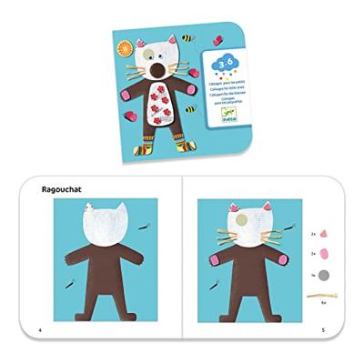 Collages voor kleintjes DJECO multi-gekleurd