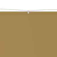 VidaXL Luifel verticaal 180x1000 cm oxford stof beige - thumbnail