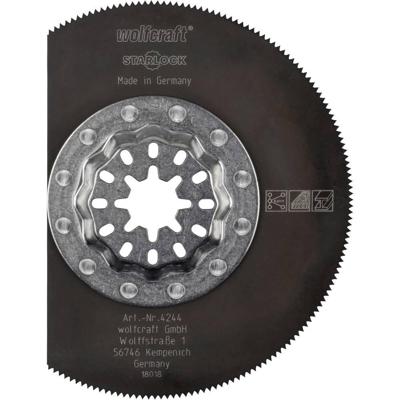 Wolfcraft Segmentzaagblad | "Expert" | HSS | STARLOCK-centreerhals | Ø85mm | 1 stuk - 4244000 Wolfcraft Segmentzaagblad | "Expert" | HSS | STARLOCK-centreerhals | Ø85mm | 1 stuk - 4244000