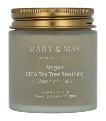 Mary & May Cica Tea Tree Soothing Wash Off Pack 125 g