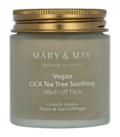 Mary & May Cica Tea Tree Soothing Wash Off Pack 125 g - thumbnail