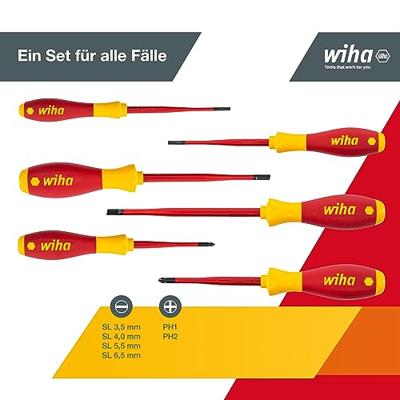 Wiha SoftFinish slimFix sleuf/ PH schroevendraaierset VDE 3201K6 | 6-delig | - 35389 - thumbnail