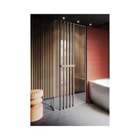 Decoscherm Riho Define Met Handdoekhouder 40x200 cm Mat Gunmetal - thumbnail