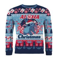Lilo & Stitch Christmas Sweater Stitch Aloha Christmas Size L - thumbnail
