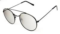 Kost zonnebril unisex zwart/zilver 18 172A - thumbnail