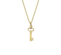 TFT Collier Geelgoud Sleutel 1,0 mm x 41+4 cm - thumbnail