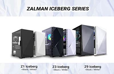 Zalman Z1 ICEBERG BLACK computerbehuizing Mini Tower Zwart