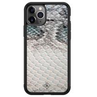 iPhone 11 Pro Max glazen hardcase - Oh my snake - thumbnail