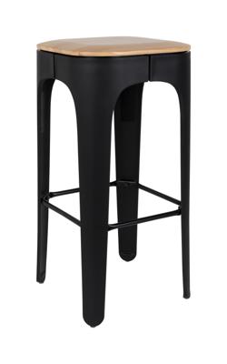 Barkruk 'Kole', kleur Zwart