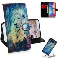 Gekleurde tekening patroon kleurrijke magnetische Buckle horizontale Flip PU lederen draagtas met houder & kaartsleuven & portemonnee & Lanyard voor G - thumbnail