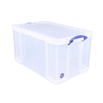 Really Useful Box opbergdoos 84 liter, transparant Really Useful Box opbergdoos 84 liter, transparant