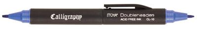 Kalligrafiepen itoya cl10 1.5 en 3.0mm blauw