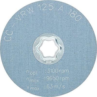 PFERD TOOLS 42001061 Combiclick zachte vliesschijf CC Ø 125 mm A 180 voor het reinigen en satineren met haakse slijpers Diameter 125 mm