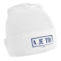 Buurman en Buurman Muts - Stempel Wit - thumbnail