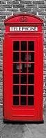 Poster London Phone Box 53x158cm - thumbnail