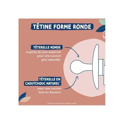 Fopspenen - Dodie Gaia Ronde Fopspenen 0-6M x2 (Kleur: Beige)