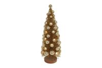 Kerstboom gascon 42 cm goud - thumbnail