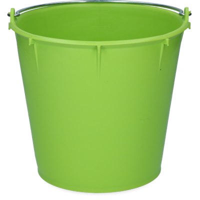 Emmer 7 l met beugel limoen