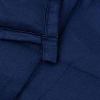 Verzwaringsdeken 122x183 cm 5 kg stof blauw - thumbnail