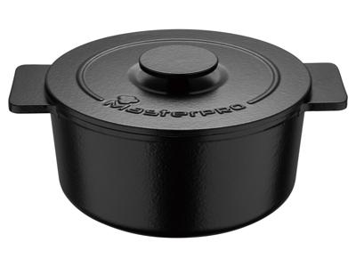 Masterpro Gietijzeren pan Ø 26 x 12 cm (Zwart) Masterpro Gietijzeren pan Ø 26 x 12 cm (Zwart)