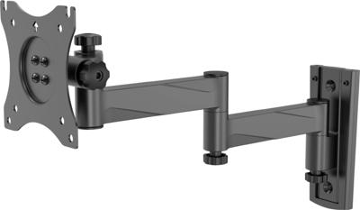 SpeaKa Professional SP-WMM-202S Monitor-wandbeugel 1-voudig 33,0 cm (13) - 76,2 cm (30) Zwart Kantelbaar, Zwenkbaar SpeaKa Professional SP-WMM-202S Monitor-wandbeugel 1-voudig 33,0 cm (13) - 76,2 cm (30) Zwart Kantelbaar, Zwenkbaar