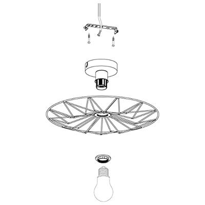Eglo Gouden plafondlampCastanuelo - 43443