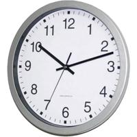 EUROTIME 56831-07 Wandklok Zendergestuurd 30 cm x 43 mm Zilver - thumbnail