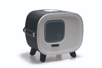 Savic Mira deluxe kattenbak wit/grijs 55,5x44x49,5cm kat - thumbnail