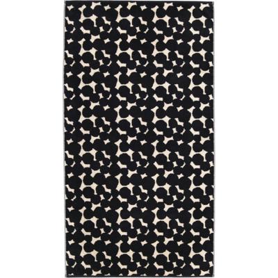 Cawö Cawö Loft Pebbles Douchelaken schwarz 70/140