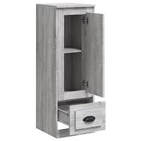 Hoge kast 36x35,5x103,5 cm bewerkt hout grijs sonoma eikenkleur - thumbnail