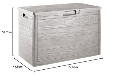 Toomax kussenbox woody&apos;s 77x44x53cm warm grijs - thumbnail
