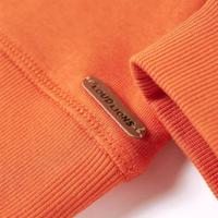 Kindertrui met gorillaprint 92 donkeroranje - thumbnail