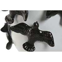 Vaas Home ESPRIT Wit Zwart Keramiek Modern 29 X 29 X 21,5 cm - thumbnail