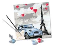 Ravensburger Creart schilderen op nummer - paris - thumbnail