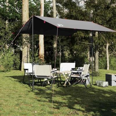VidaXL Kampeerluifel waterdicht 300x294 cm grijs en oranje