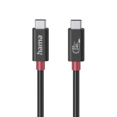 USB-C-kabel Hama 00200799 Zwart