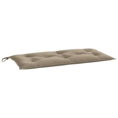 VidaXL Tuinbankkussen 110x50x7 cm oxford stof taupe VidaXL Tuinbankkussen 110x50x7 cm oxford stof taupe