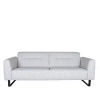 LABEL51 3-zits Bank 'Burano' Stof, kleur Naturel - thumbnail